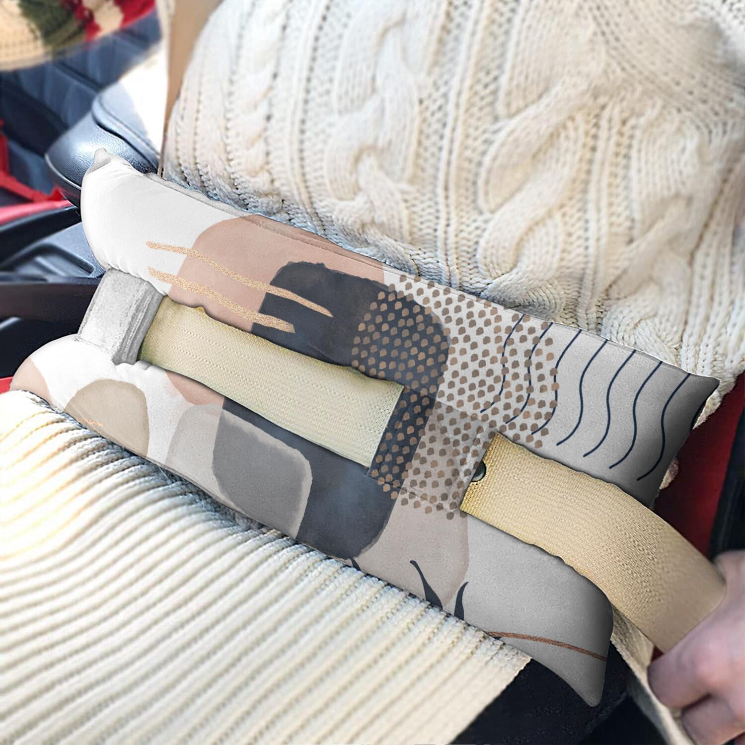 Universal Surgery Seatbelt Pillow Comfort for Mastectomy & Hysterectomy (Symmetrical)