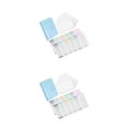 thumbnail image 1 of Bearachild PU Leather Notebook Binder Clear Binder Pockets Budget Envelope Azul 2piezas, 1 of 4