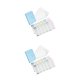 thumbnail image 1 of Bearachild PU Leather Notebook Binder Clear Binder Pockets Budget Envelope Azul 2piezas, 1 of 4
