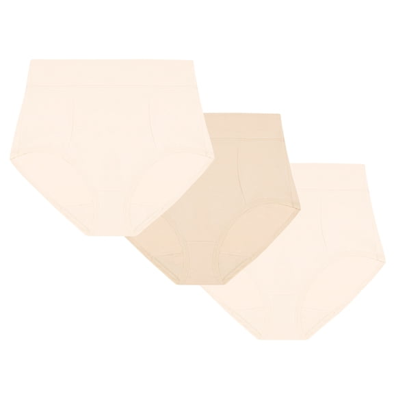 Playtex Women's Cotton Stretch Light Smoothing Underwear Brief, 3-Pack