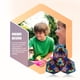 thumbnail image 4 of Inicio Oficina Plastic DecomPresion Cube Adultos Niños Estrés Alivio Alivio Juguete Viajar Gaming Prop Cúbico Educativo Juega Tipo 2 Noticed FN001348-02B, 4 of 7