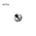 thumbnail image 3 of Uxcell Beads 8mm Stainless Steel 3.5mm Hole Dia Bead for DIY Crafts, Silver Tone 40 Pack, 3 of 6