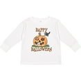 thumbnail image 3 of Inktastic Happy Halloween Kittens in a Pumpkin Boys or Girls Long Sleeve Toddler T-Shirt, 3 of 5