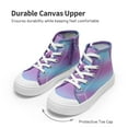 thumbnail image 4 of BURUDANI Kids Casual Sneakers High Top Canvas Walking Shoes for Little Boys & Girls, 4 of 6
