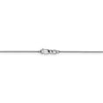 thumbnail image 4 of 14K White Gold chain Box 18 in 0.8 mm .8, 4 of 5