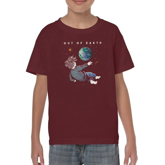 Out Of Earth T-Shirt Juniors -Smartprints Designs, Small