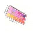 thumbnail image 2 of Rainbow Eyeshadow Palette, 18 Colors, Ultra Blendable Eye Makeup, Long Lasting Smudge-Proof Formula, For Daily, Party & Stage Makeup, Suitable For Beginners & Makeup Enthusiasts, 2 of 6