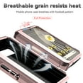 thumbnail image 5 of Nalacover Case for Google Pixel Fold Heavy Duty Camera Lens Sliding Cover with Ring Holder Bracket, Rugged PC + TPU Military Grade Shockproof Metal Magnetic Car Mount Cover, Rosegold, 5 of 9