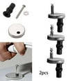 thumbnail image 2 of 2 Pack Toilet Seat Hinge To Top Close Soft Release Quick Install Toilet Kit 55Mm, 2 of 4