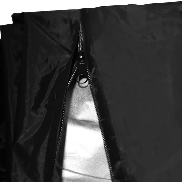 Waterproof Heavy Duty Folding Bed Storage Cover with Zipper – Dustproof, UV Resistant, Ventilated, Adjustable Drawstring – Mattress Protector Bag for Rollaway, Office, Camp, Guest Beds – Black