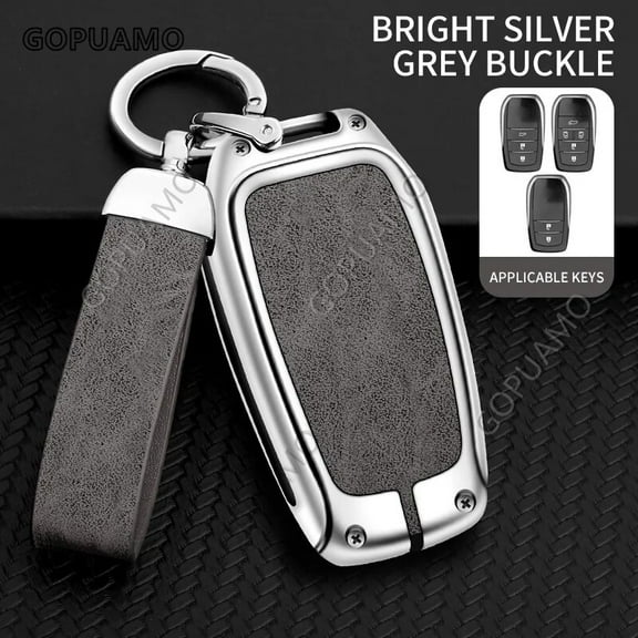 For Toyota B 2/3/5 buttons key case Hilux Innova Rav4 Fortuner Yaris Key Case Accessories Fashion Zinc alloy leather Key Case