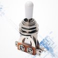 thumbnail image 4 of EeaseCA 2pcs 3-way Toggle Switch Electric Guitar Pickup Selector Head White, 4 of 8