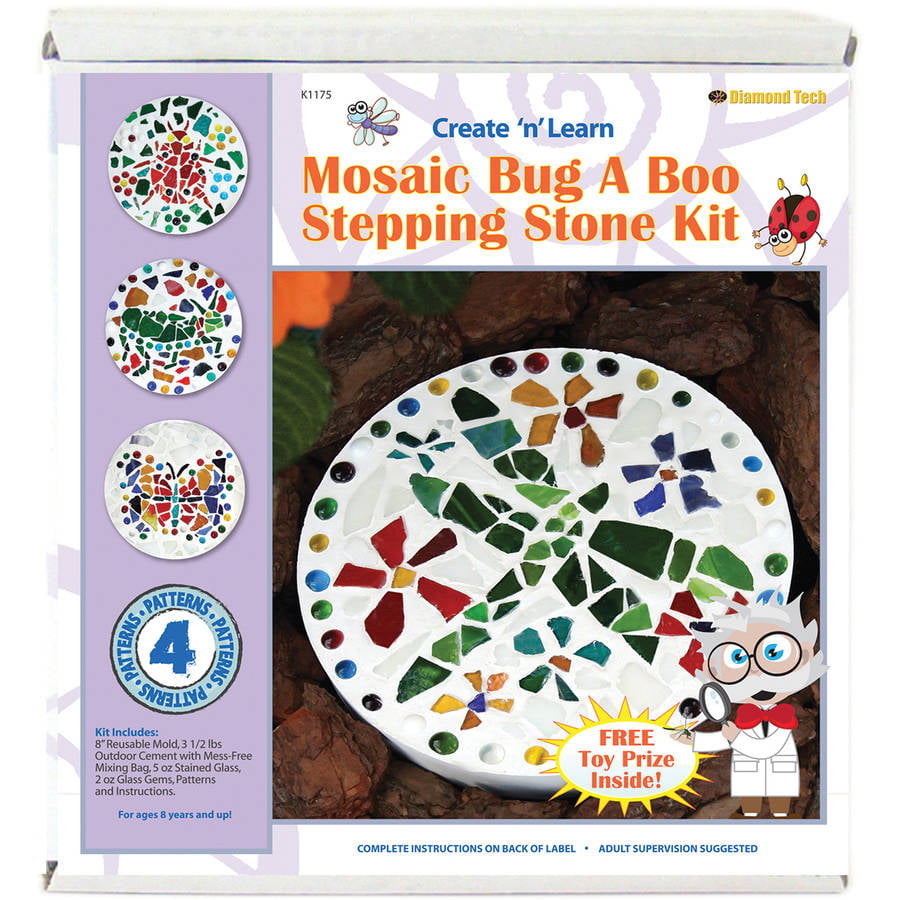 Midwest Products 901-11455 Mosaic Leaf Stepping Stone Kit