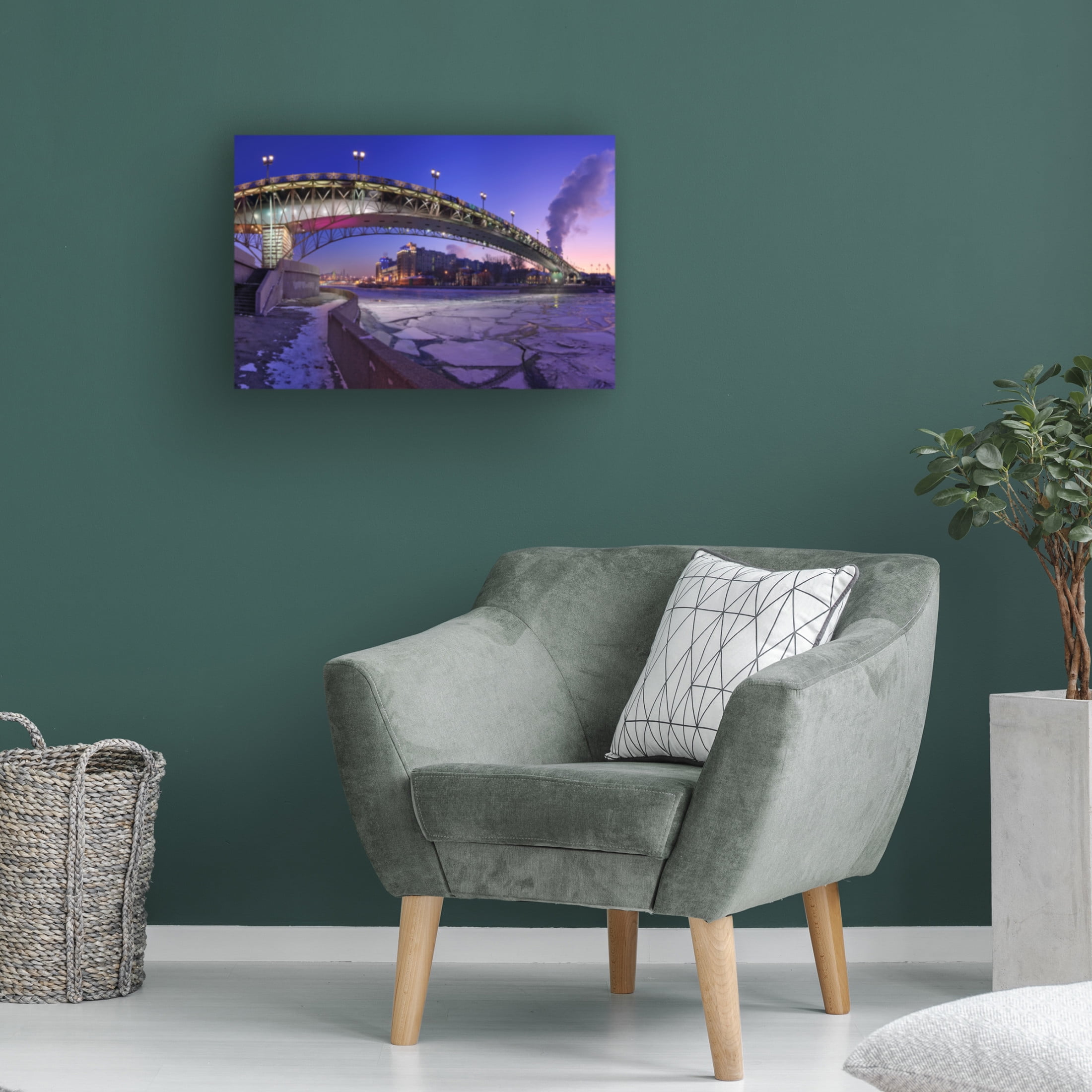 Canvas Wall Art - Vladislav Ponomarev 'Frozen' Wall Art for Living Room, Bedroom, or Office D?cor by Trademark Fine Art - 19 x 12 Inches