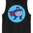 thumbnail image 5 of Captain Underpants Mighty Tighty Whities Crew Neck Sleeveless Men's Black Tank Top-Large, 5 of 5