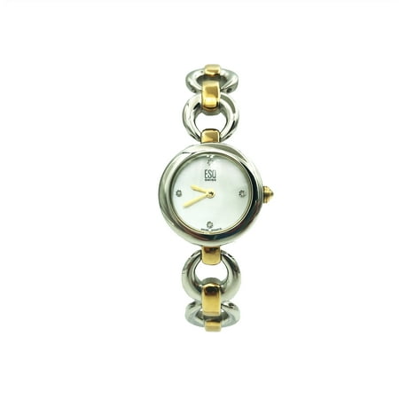 Esq Steel Watch - ESQ Movado Crystal MOP Dial Steel Quartz Ladies Watch 07101188
