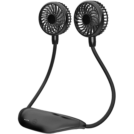 

Bladeless Neck Fan Leafless Upgraded 5000mAh Headphone Design USB Rechargeable Wearable Folding Table Fan Neckband Fan Last for 26 Hours for Hot Flashes Home Office Travel Outdoor Sports