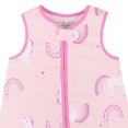 thumbnail image 2 of Little Star 100% Pure Organic Cotton Wearable Blanket, Unicorn Rainbow, Infant, Baby Girl, 2 of 6