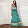 thumbnail image 3 of Vestido largo bohemio sin mangas con tirantes y espalda descubierta de TEELYNN para mujer, vestido largo vintage de algodón con estampado floral, vestidos de playa de verano 2023, 3 of 5
