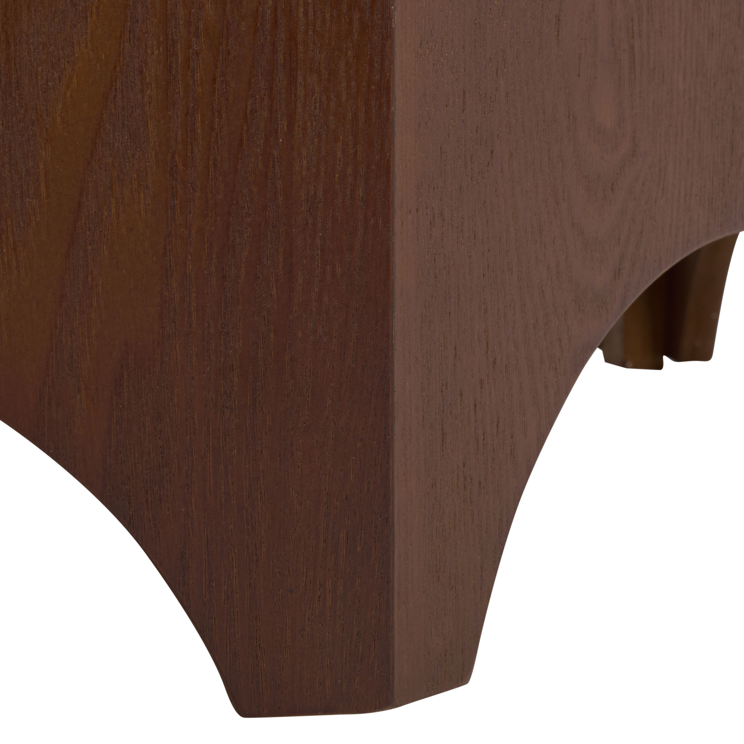 Safavieh Maraki Glam Octagon Ash Veneer Coffee Table, Walnut