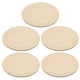 thumbnail image 1 of 5 piezas de tableros de madera redondos sin terminar, círculos de madera, discos de madera redondos para bricolaje, 1 of 8