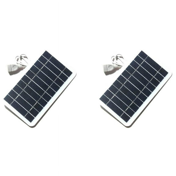 2X 5V High Power USB Solar Panel Outdoor Waterproof Hike Camping Portable Cells Battery Solar Charger for Mobile Phone