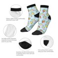 thumbnail image 5 of Naloa Frog In Mermaid Ankle Socks for Women Non Slip Socks No Show Socks Classic Low Cut Casual Socks Casual Socks, 5 of 7