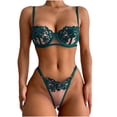 thumbnail image 1 of Lencería de mujer corsé encaje sin alambre Racy muselina ropa de dormir ropa interior Tops + calzoncillos Fridja  nalpqowj38730, 1 of 6