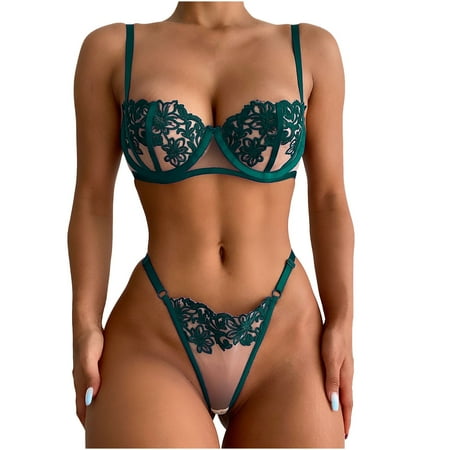 IROINNID Women s V-Neck Sleeveless Lingerie For Sex V-Neck At Hip Lingerie Corset Lace Free Wire Racy Muslin Sleepwear Tops+Briefs V-Sting Underwear