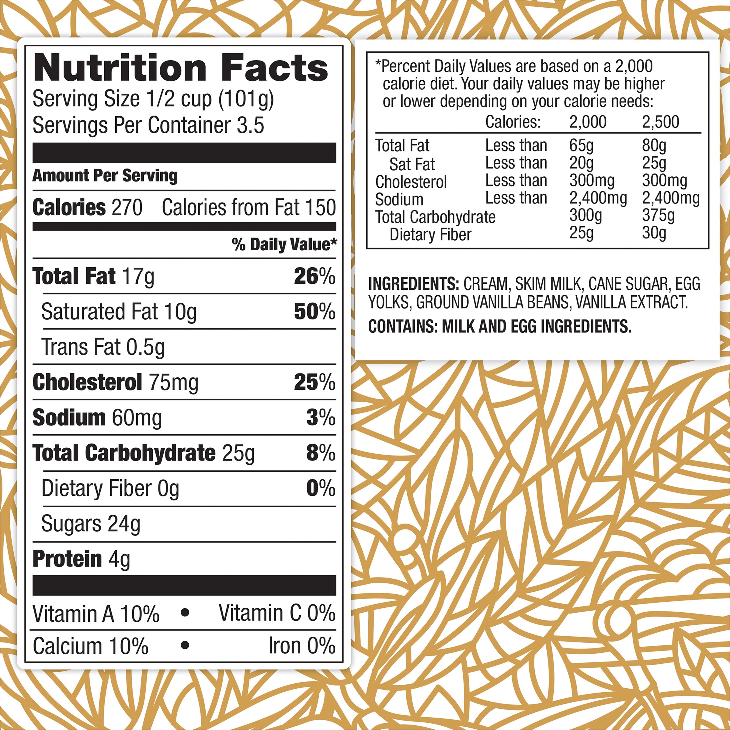 32 Haagen Dazs Nutrition Label Labels Design Ideas 2020