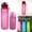 H_Pink, variant on Frosted Sports Water Bottle Purple 400, Portable Sports Hydration Bottle Fitness Water Bottle Large Capacity Lightweight, Purple, 1*Cup, by Meiiso