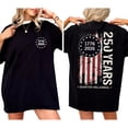 thumbnail image 4 of America 250th Anniversary Double Sided T-Shirt – 1776–2026 USA Patriotic Flag Tee, America Memorial Day Independence Shirt Gift for Men & Women, 4 of 6