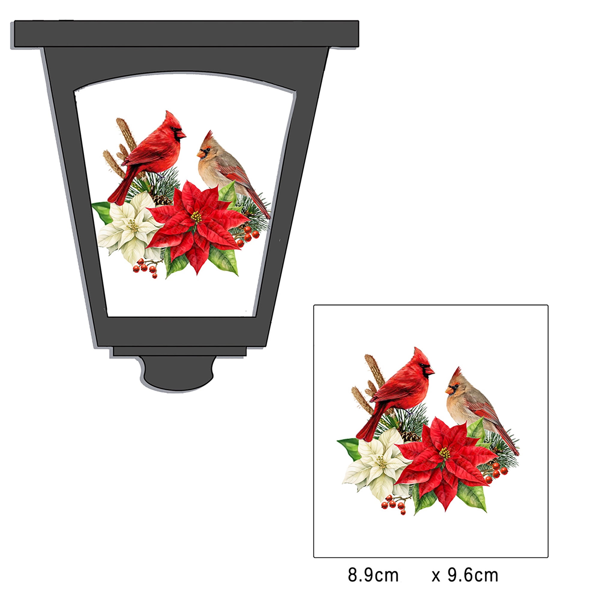 Kanstar Solar LED Landscape Lights Christmas Decoration Waterproof Outdoor Rust Resistant 2 Pack 40 Inch
