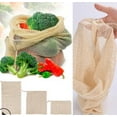 thumbnail image 1 of Sacs Réutilisables en Maille pour Fruits et Légumes, Rangement, Écologique, 1 of 5