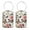 Multi3, variant on RATGON 2 Pack Luggage tag PU Leather with Stainless Steel Loop Luminous Dreamy Butterfly Travel Trip