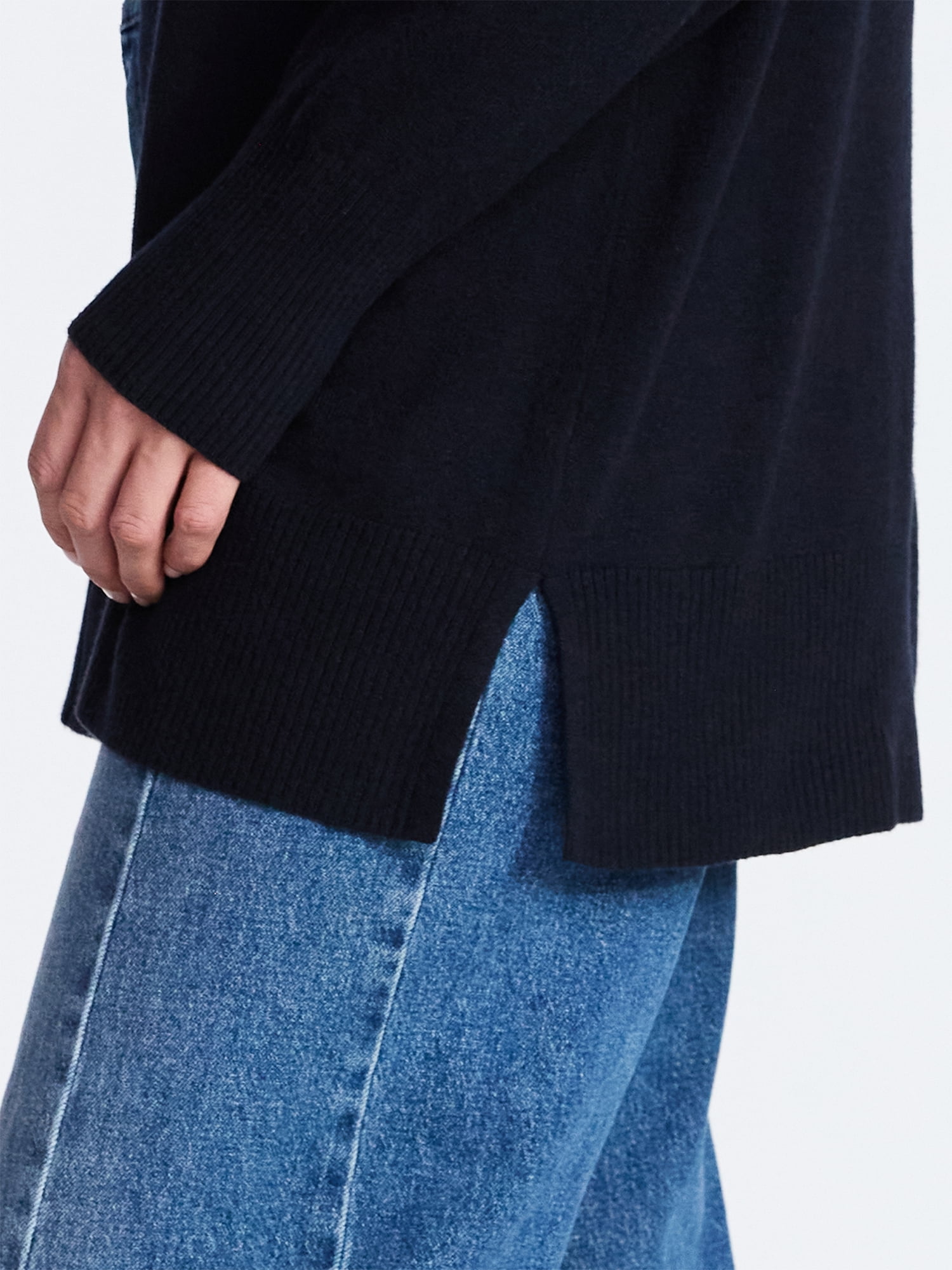 Time and Tru Women's Open Front Cardigan Sweater with Long Sleeves, Lightweight, Sizes XS-XXXL