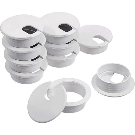 

Desk Grommet Plastic Desk Cord Cable Hole Cover Grommet for Computer Table Wire Organizer for Home and Office 35 mm/ 1.38 Inch M