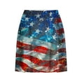 thumbnail image 3 of QATAINLAV Plus Size 4th of July Skort, Women 2024 Summer Fake Two Piece Yoga Shorts American Flag Patriotic Tennis Skirts Flash Sales Today Multicolor L, 3 of 6