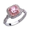 thumbnail image 1 of Anillos de Cristal Elegantes Sunnimix Regalos de Graduación Día de San Valentín Número 9, 1 of 8