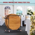 thumbnail image 2 of Heavy Duty Table and Chair Transport Cart with Adjustable Soft Grip Pads - Side Mount Chair Carrier with Secure Handle, 2 of 7