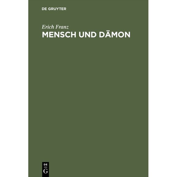 Mensch und Dämon, (Hardcover)