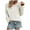 White, variant on Aoochasliy Womens Sweaters Pullover Clothes Trendy Solid Color Pullove Round-Neck Casual Sweater Tops