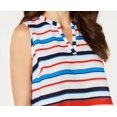 thumbnail image 2 of Charter Club Women's Striped Top White Size PXL, 2 of 3