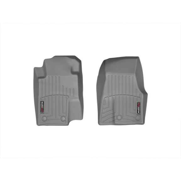 WeatherTech Custom Fit FloorLiners compatible with 2013-2014 Ford Mustang - 1st Row (Driver & Passenger), Grey