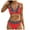 Red, variant on vigerkar Women's Bikini Swimsuits V Neck High Waisted 2 Piece Bathing Suits Pink, S