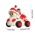 thumbnail image 3 of LuoshdecorPush and Go Toy Cars for 1 2 3 Years Old Boys Toddlers, Lion 360° Rotate Face Changing Cars Toys Gifts for Infant, 3 of 6