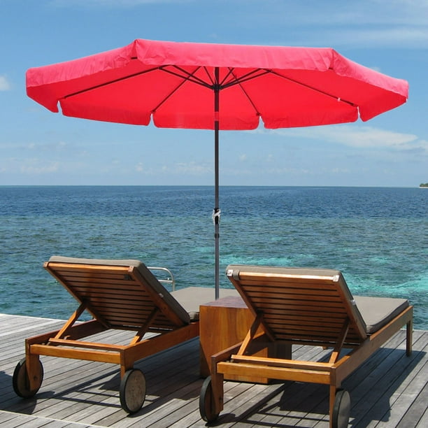 GZYF-10Ft-8-Ribs-Aluminum-Patio-Umbrella-W/-Auto-Tilt-...