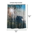 thumbnail image 6 of 70X72 Rivers Edge Home Décor Bathroom Outdoor Bear Shed Curtain, 6 of 7