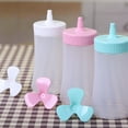 thumbnail image 6 of GOOHOCHY 1Pcs Cylindrical Squeeze Bottles For Sauce Bottles Ketchup And Mustard Dispensing, 6 of 8