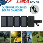 Onemayship Portable Solar Power Bank Mobile Phone Charger Panel Waterproof Camping